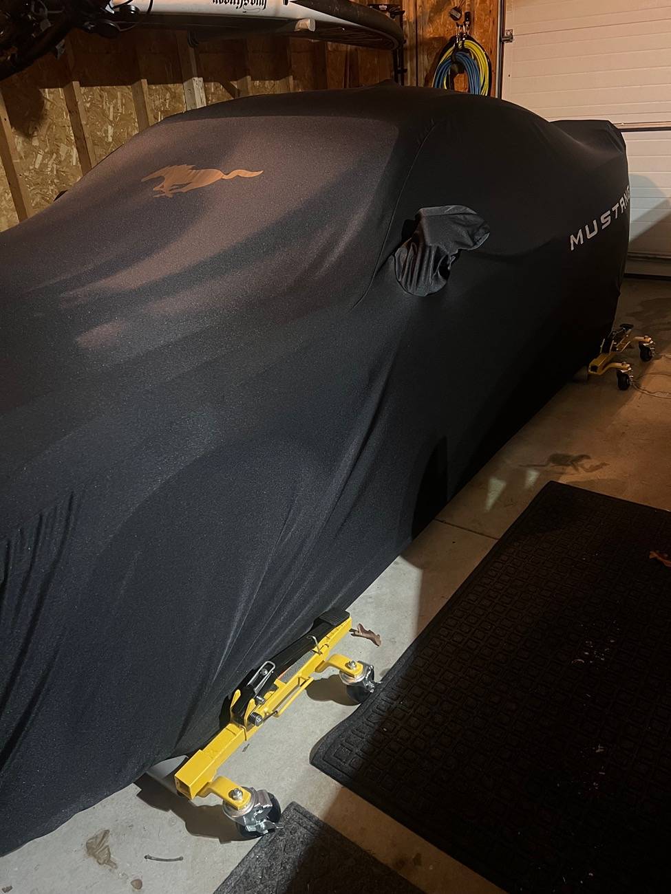 S650 Mustang Shhhhh. She's sleeping. Mustang car cover IMG_0278