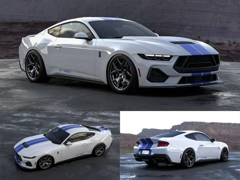 S650 Mustang Shelby American shows off GT350 and GT350R at Barret Jackon - well kind of ShelbyGT350-CS-3