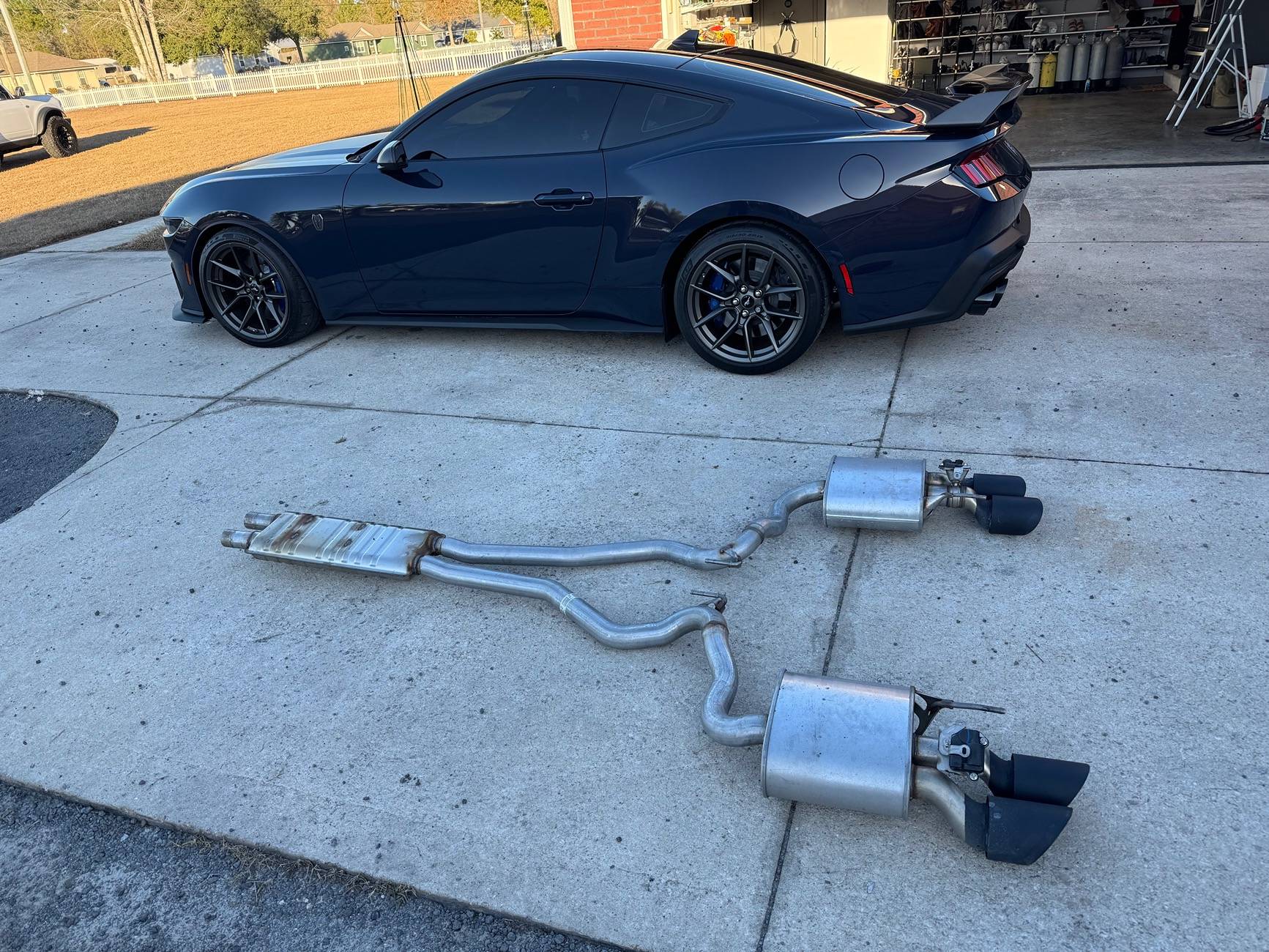 S650 Mustang Dark Horse Exhaust Active Exhaust IMG_7439