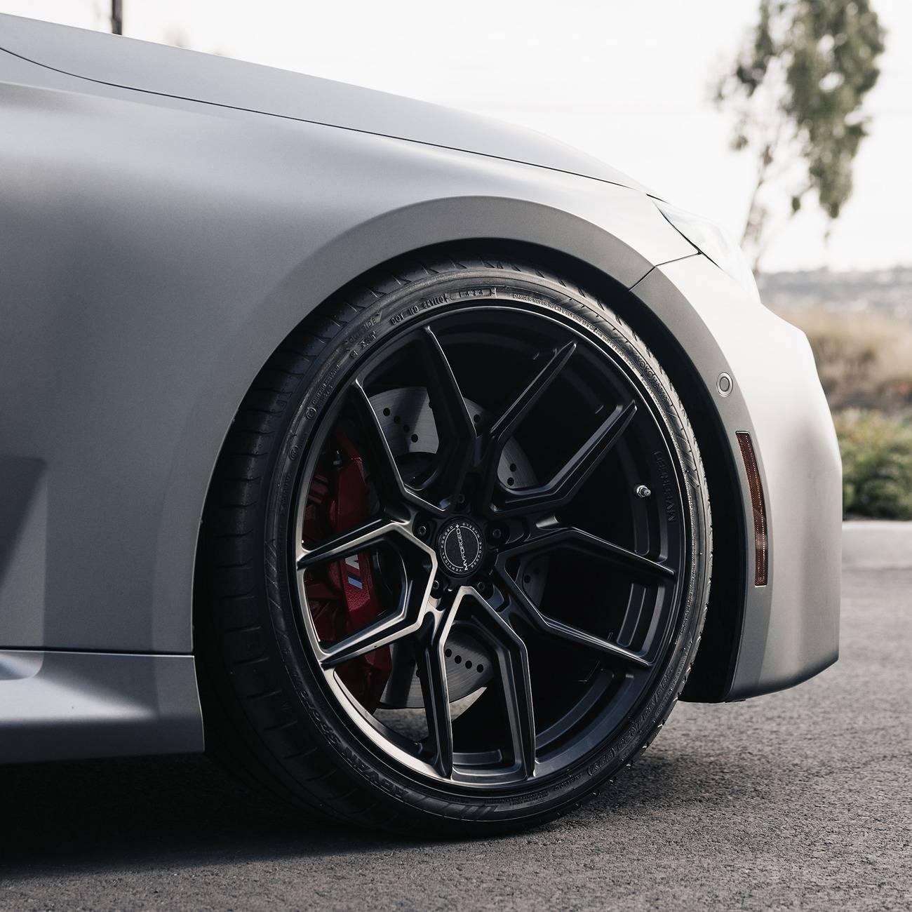 S650 Mustang MV Forged+ MVF5 Vertical Forged Wheels Available in 20 - Vibe Motorsports bmw-g87-m2-mv-forged-plus-mvf5-satin-black-wheels-15