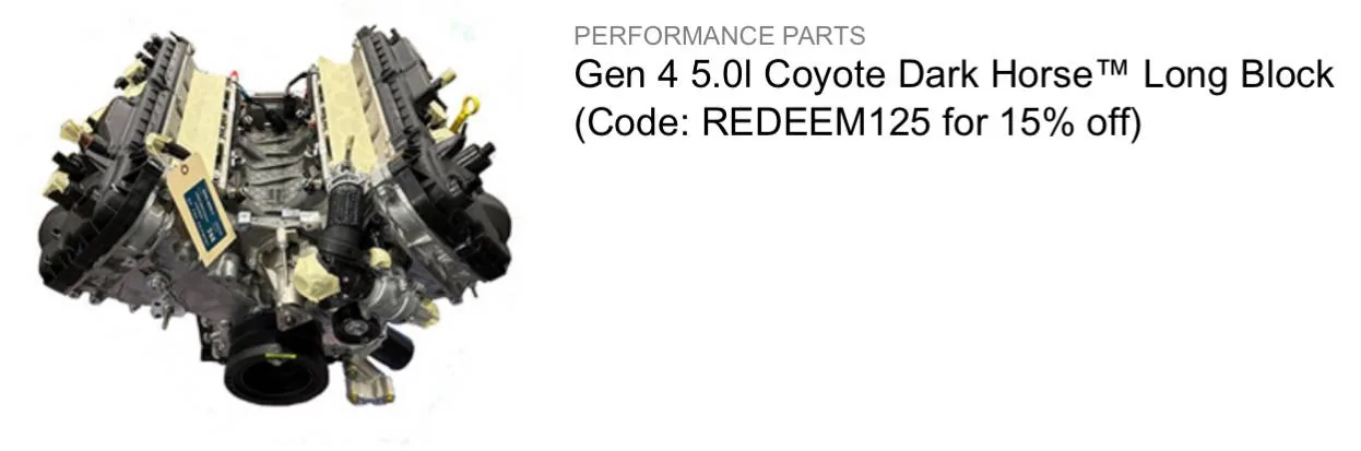 S650 Mustang Dark Horse Engine on Sale IMG_6257