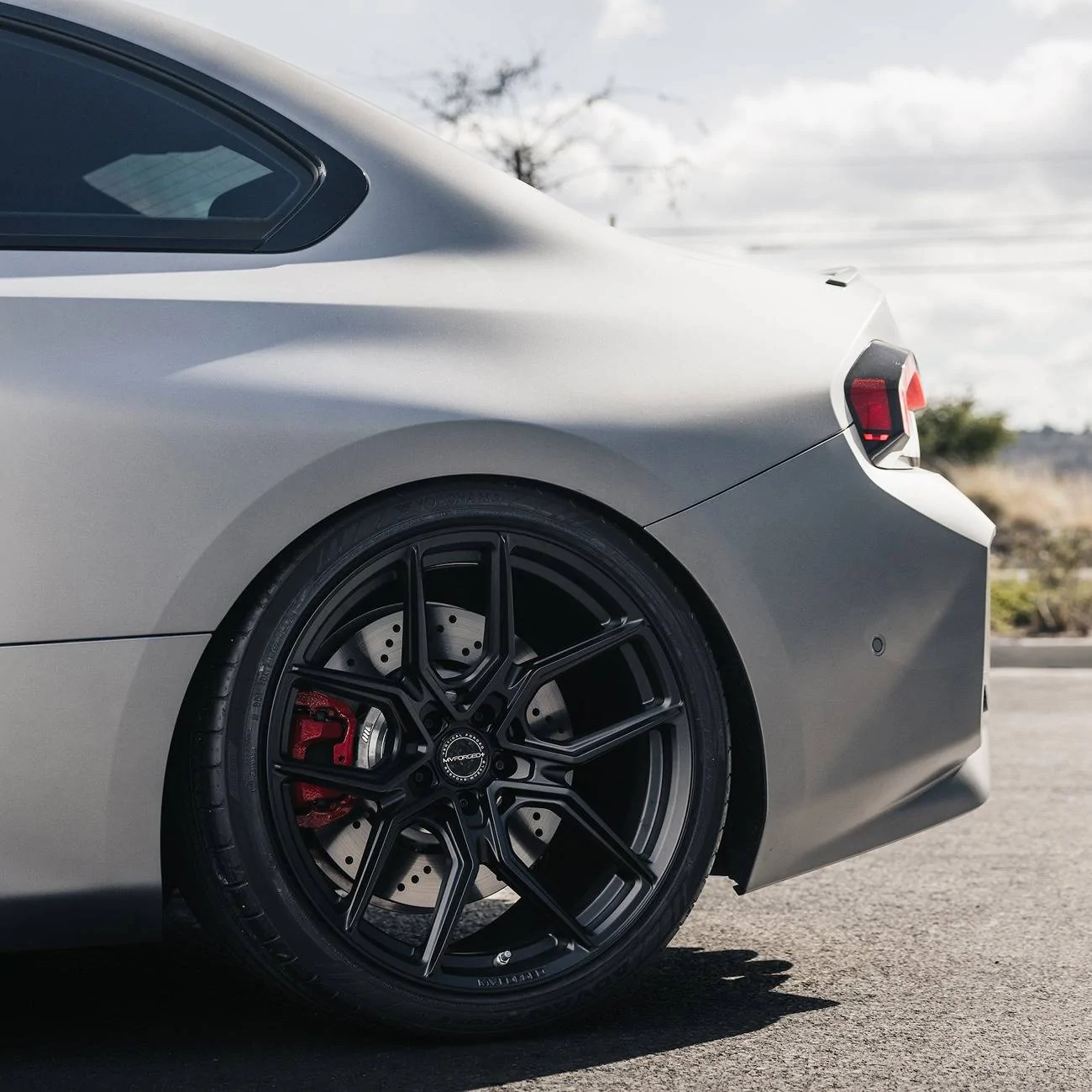 S650 Mustang MV Forged+ MVF5 Vertical Forged Wheels Available in 20 - Vibe Motorsports bmw-g87-m2-mv-forged-plus-mvf5-satin-black-wheels-5