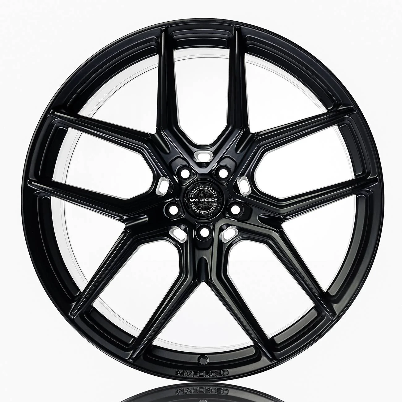 S650 Mustang New MVFORGED+ MVF5 MVF40 Vertical Forged - Wheel Designers mvforged-mvf5-black-1