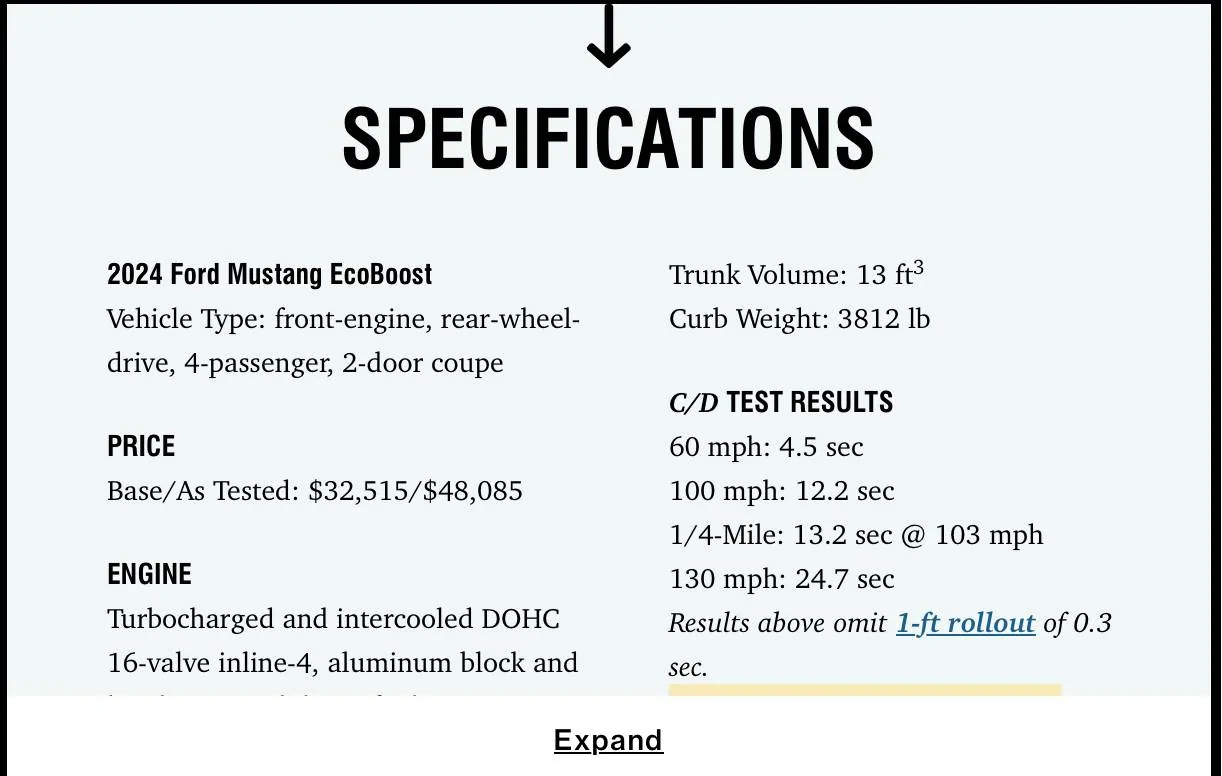 S650 Mustang ecoboost 0-120mph or 0-200km. Does anyone know how many seconds it is? IMG_6264