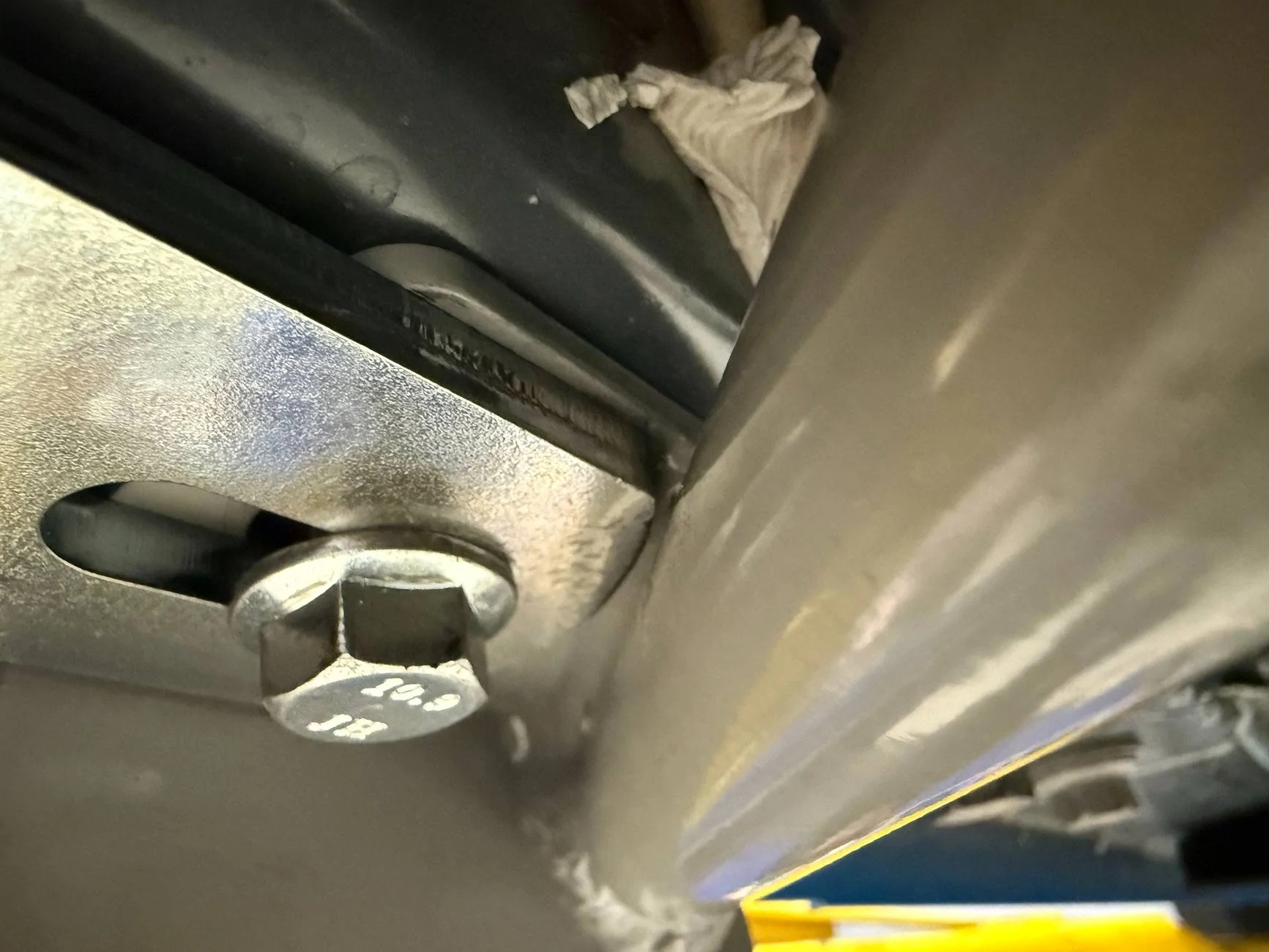 S650 Mustang Ford Perfomance Tie Down Kit with Steeda Stop the Hop Bars IMG_3321