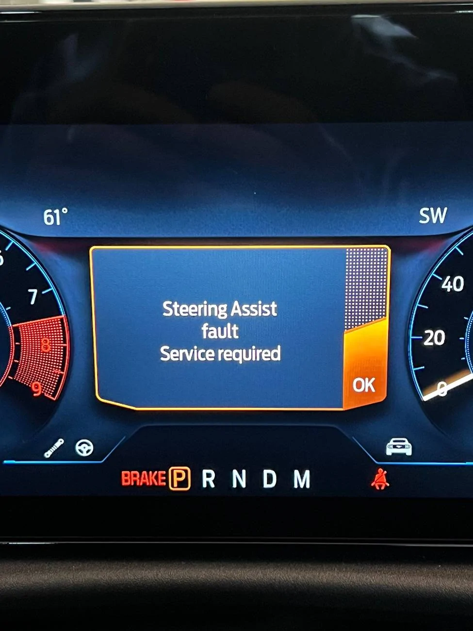 S650 Mustang Lane keep assist tried to end me IMG_9435