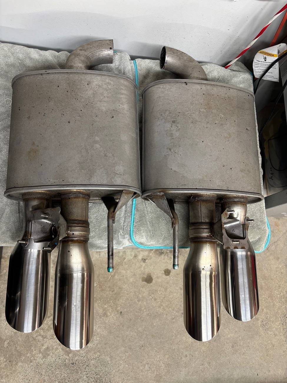 S650 Mustang 2024 Quad tip valance / Active Mufflers $250 IMG_1844