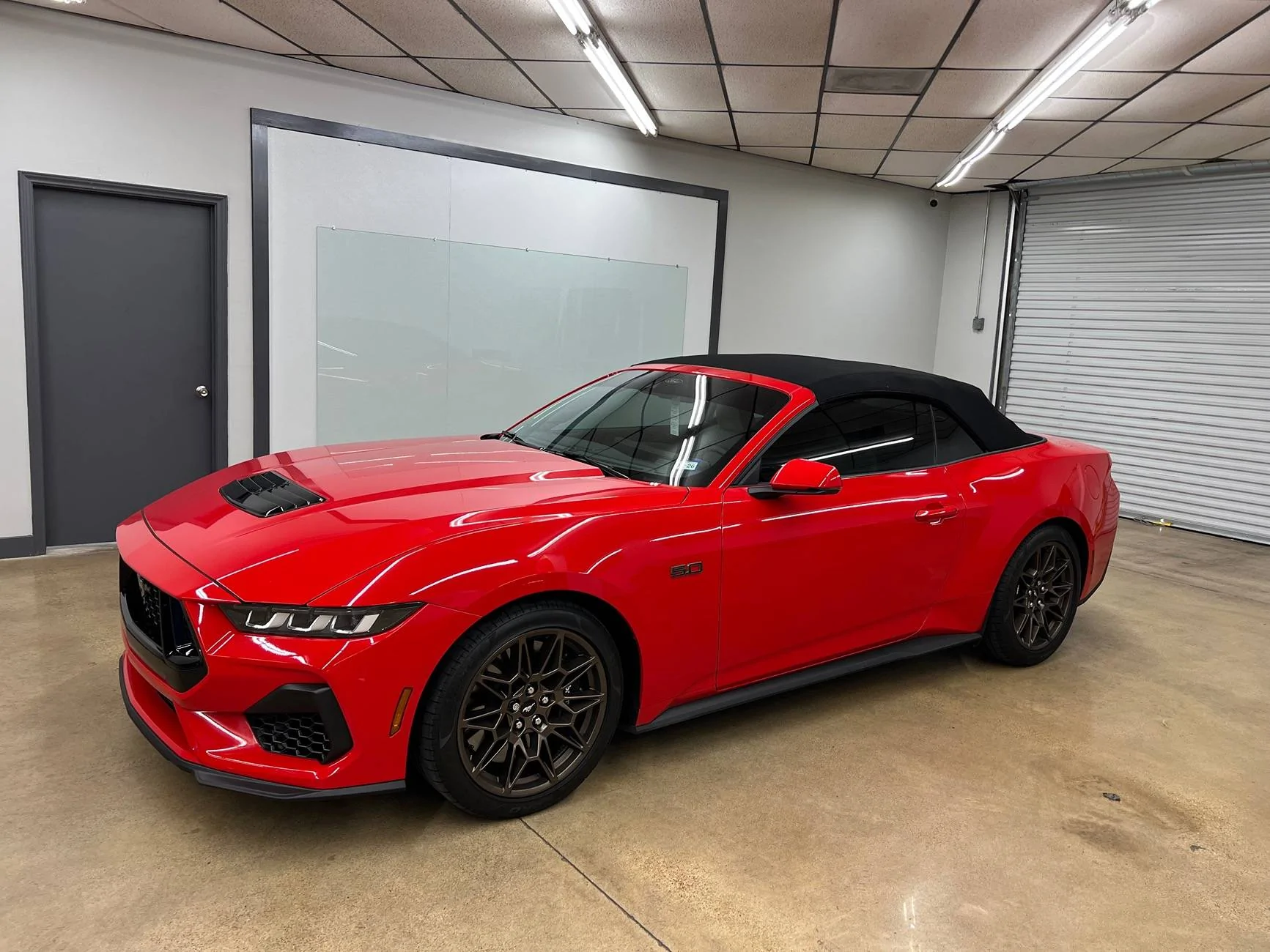S650 Mustang Window tint on the S650 convertible IMG_7340