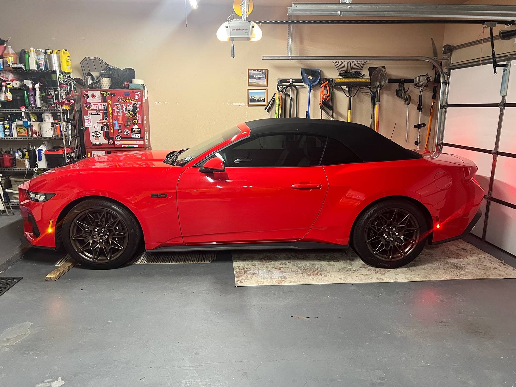 S650 Mustang Window tint on the S650 convertible IMG_7341