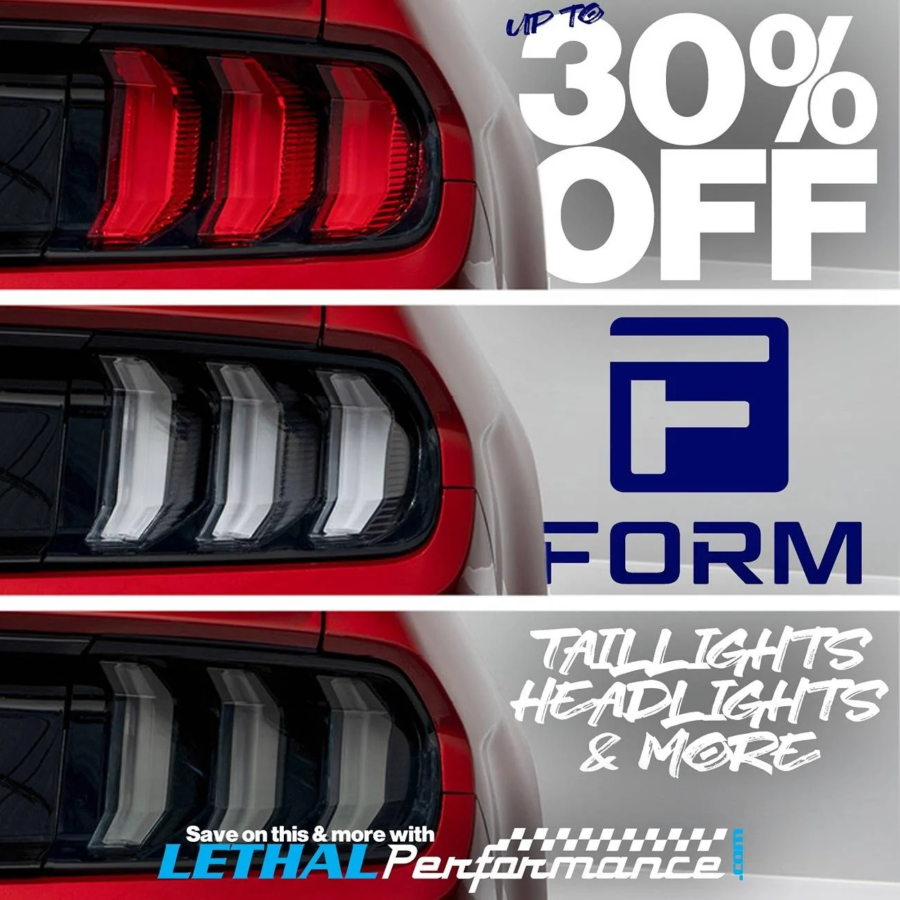 S650 Mustang Form Lighting SALE at Lethal Performance! form_mustang