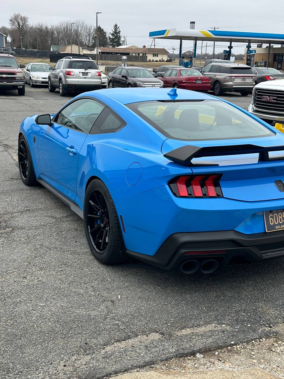 S650 Mustang New wheels & tires just installed 2025 DArk Horse Pemium with HP IMG_3398