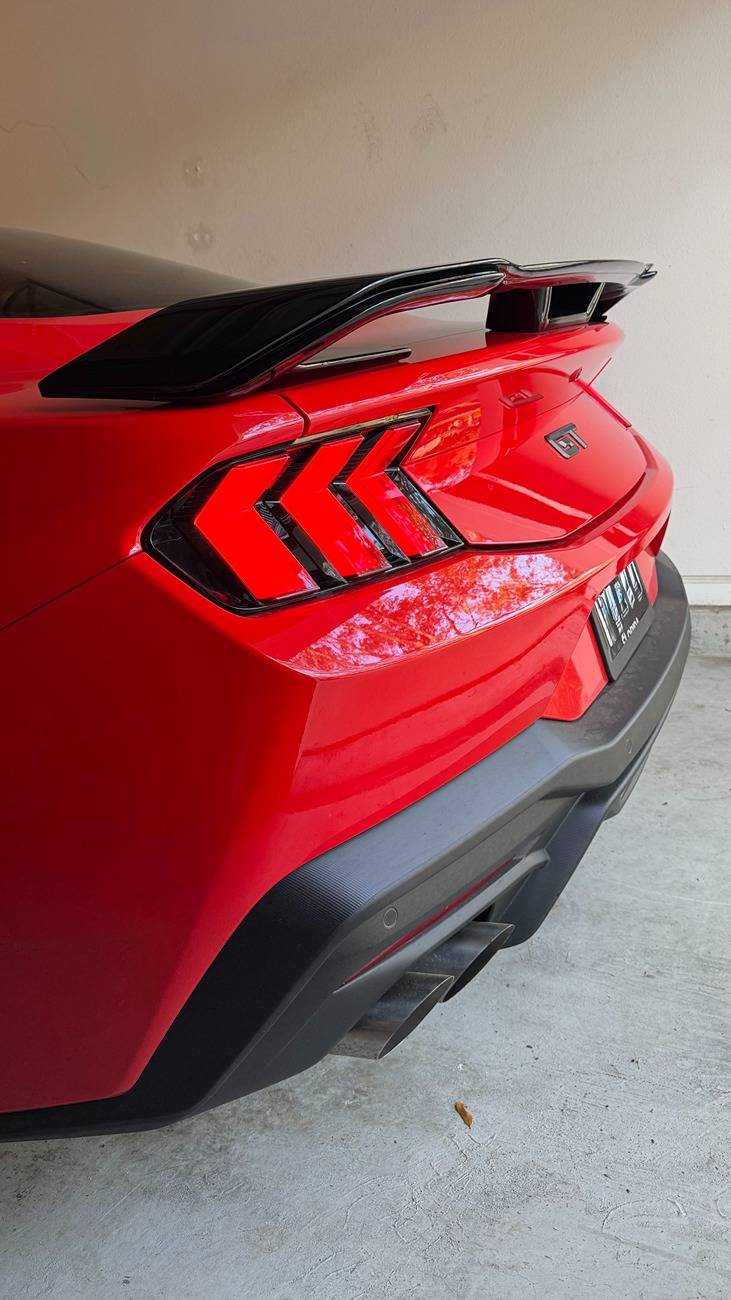 S650 Mustang SpeedForm Dark Horse Style Rear Spoiler - Gloss Black (pictures) IMG_5949