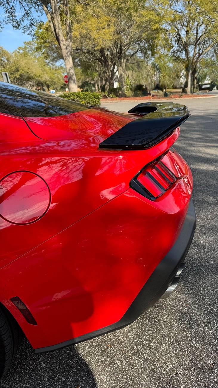 S650 Mustang SpeedForm Dark Horse Style Rear Spoiler - Gloss Black (pictures) IMG_5938
