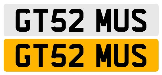 S650 Mustang GT52 MUS - Registration Number For Sale GT52MUS