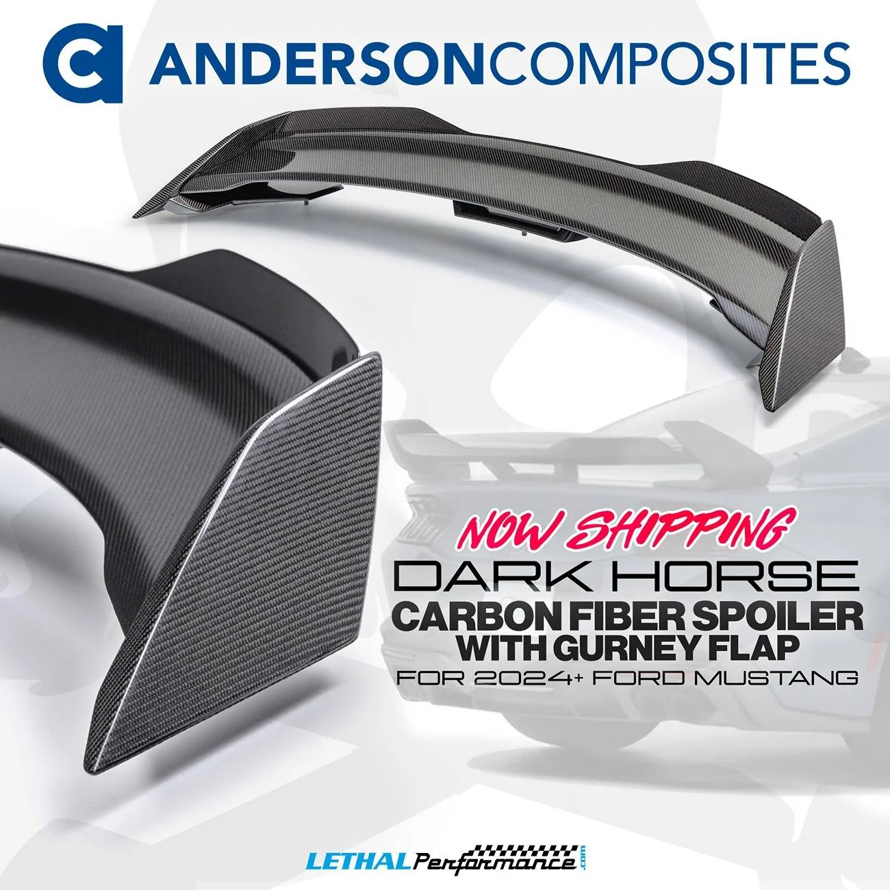 S650 Mustang ANDERSON COMPOSITES CARBON FIBER DARKHORSE SPOILER WITH GURNEY FLAP dh_spolier_aberson