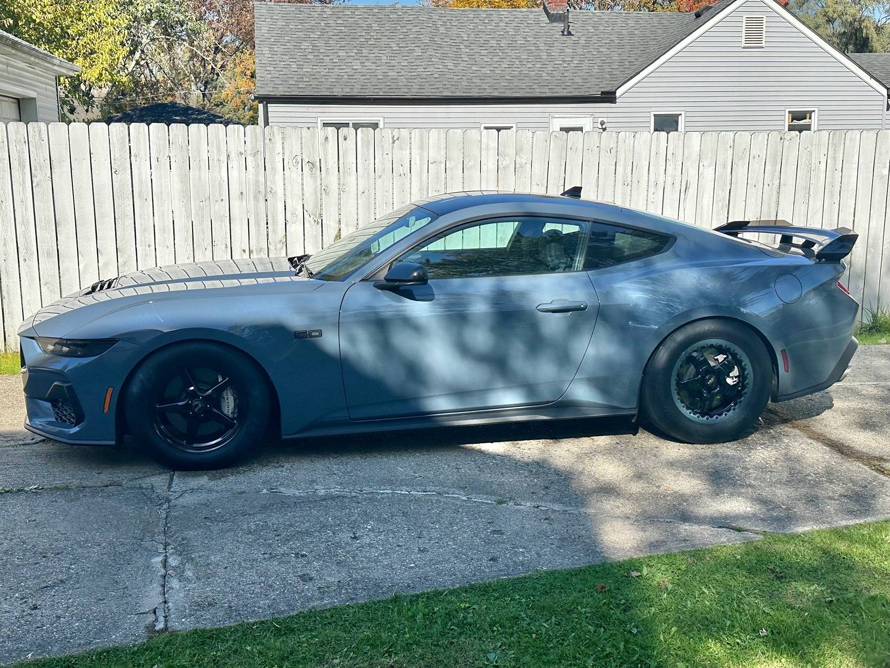 S650 Mustang Wheels for drag racing. IMG_2662