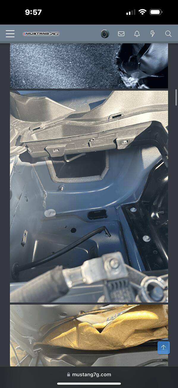S650 Mustang Where is the Firewall located: Running wire from engine bay to side mirrors IMG_3167