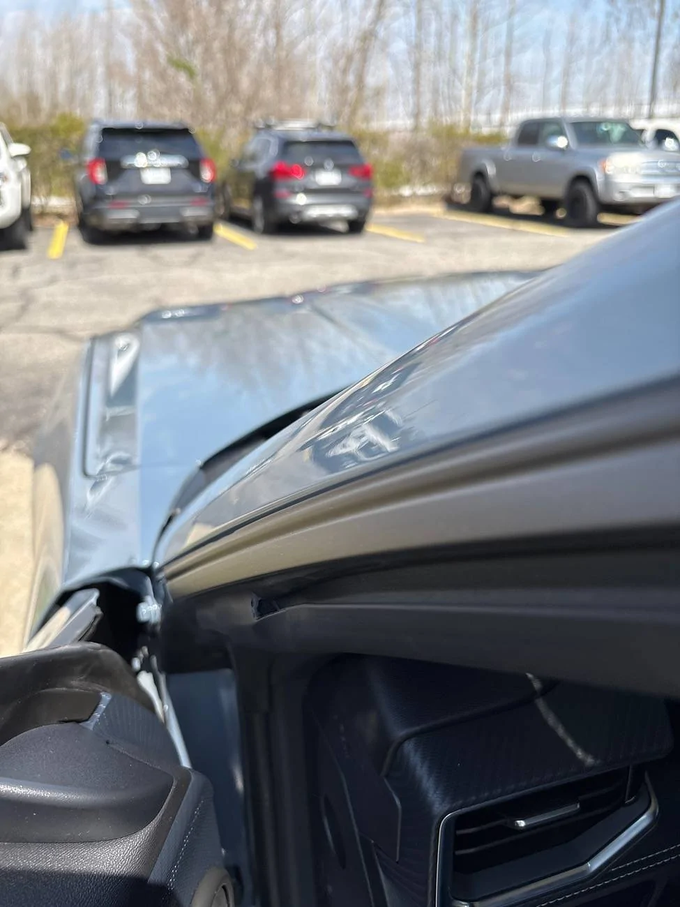 S650 Mustang Weather Strip Has Hole In It. Normal? imag