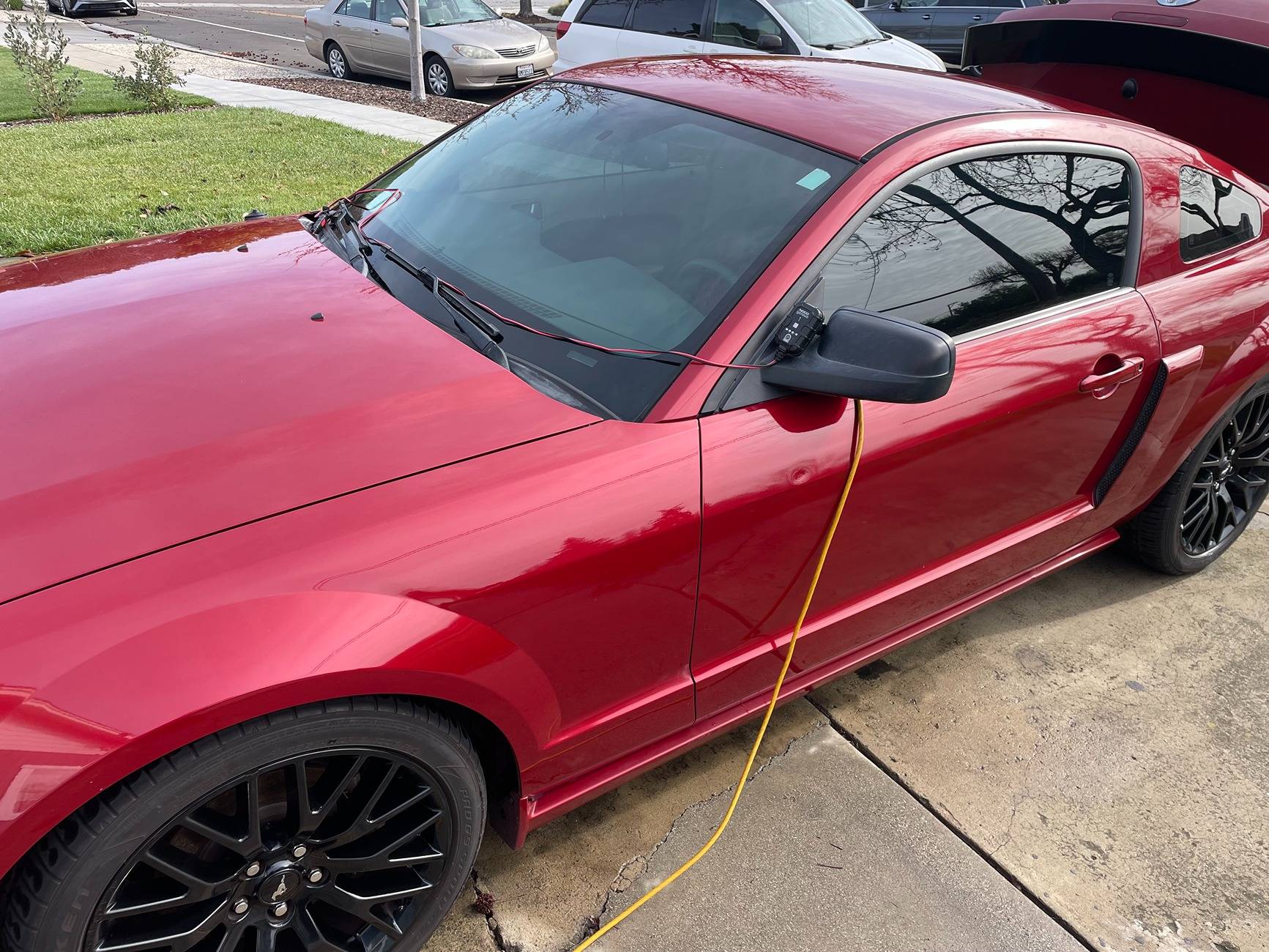 S650 Mustang Connecting CTEK/Battery Tender IMG_4190