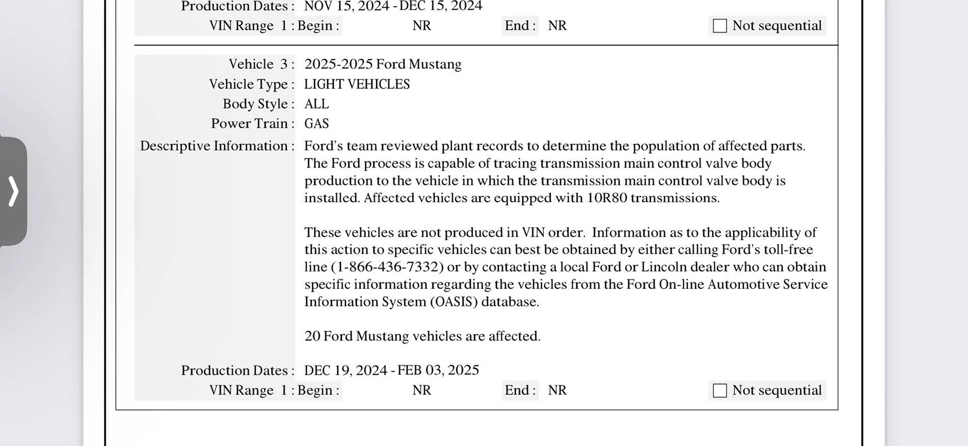S650 Mustang New Transmission Recall IMG_3664