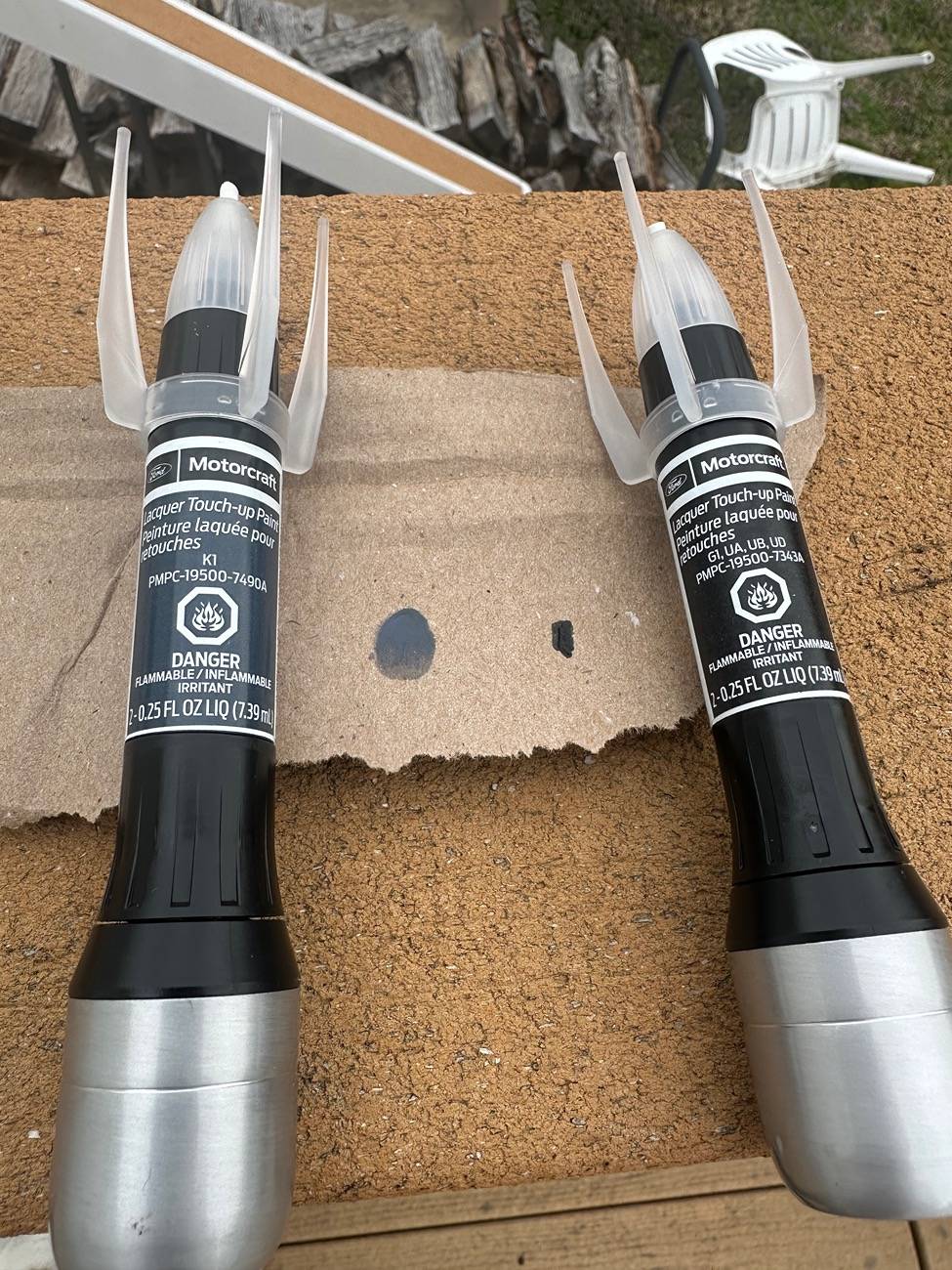 S650 Mustang Ford Vapor Blue touch up paint IMG_5515
