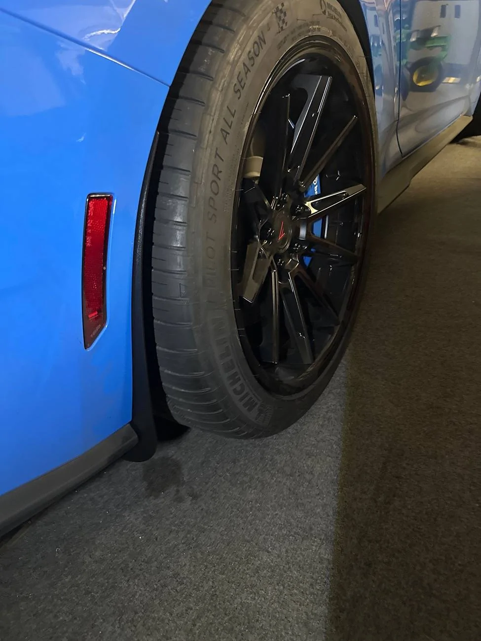 S650 Mustang ZL1 Addons, Inc. S650 Deluxe Rock Guards install imag