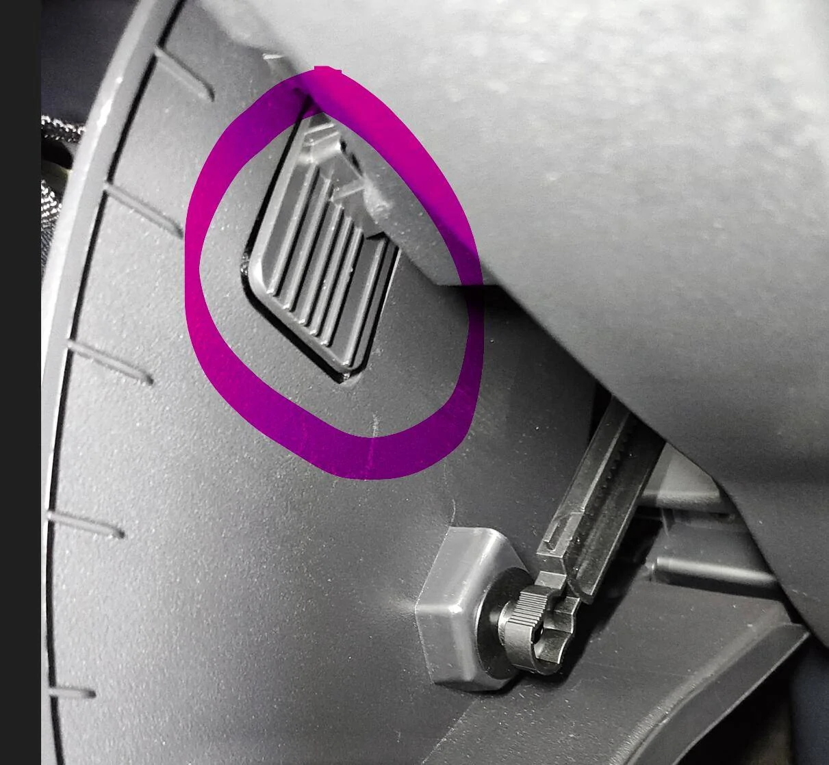 S650 Mustang How do I unhook the dampener on my 2024 glove box 1743464635562-dv