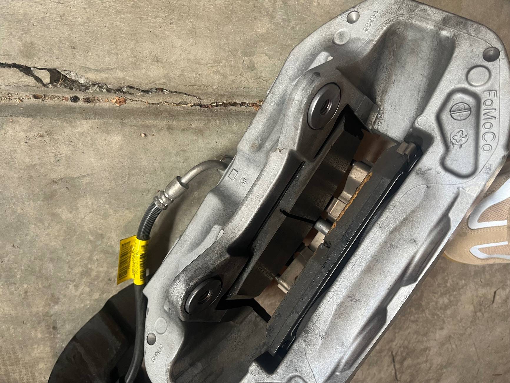 S650 Mustang Base GT Front calipers and rotors IMG_8653