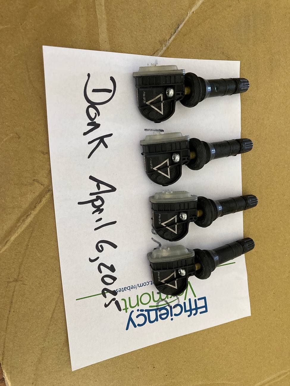S650 Mustang 4 OEM 2024 Mustang TPMS sensors. IMG_2091