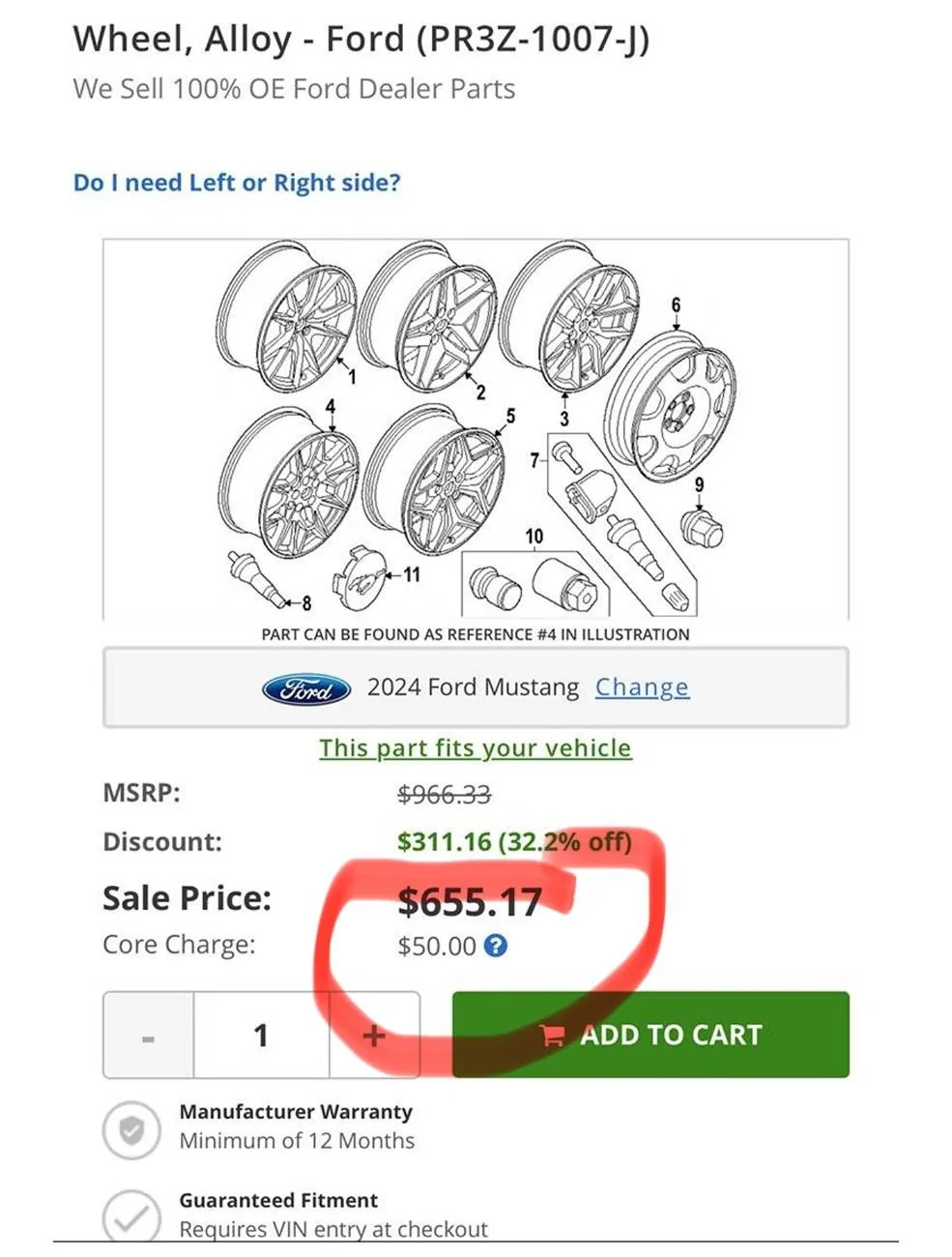 S650 Mustang How to purchase OEM wheels from Ford IMG_2127