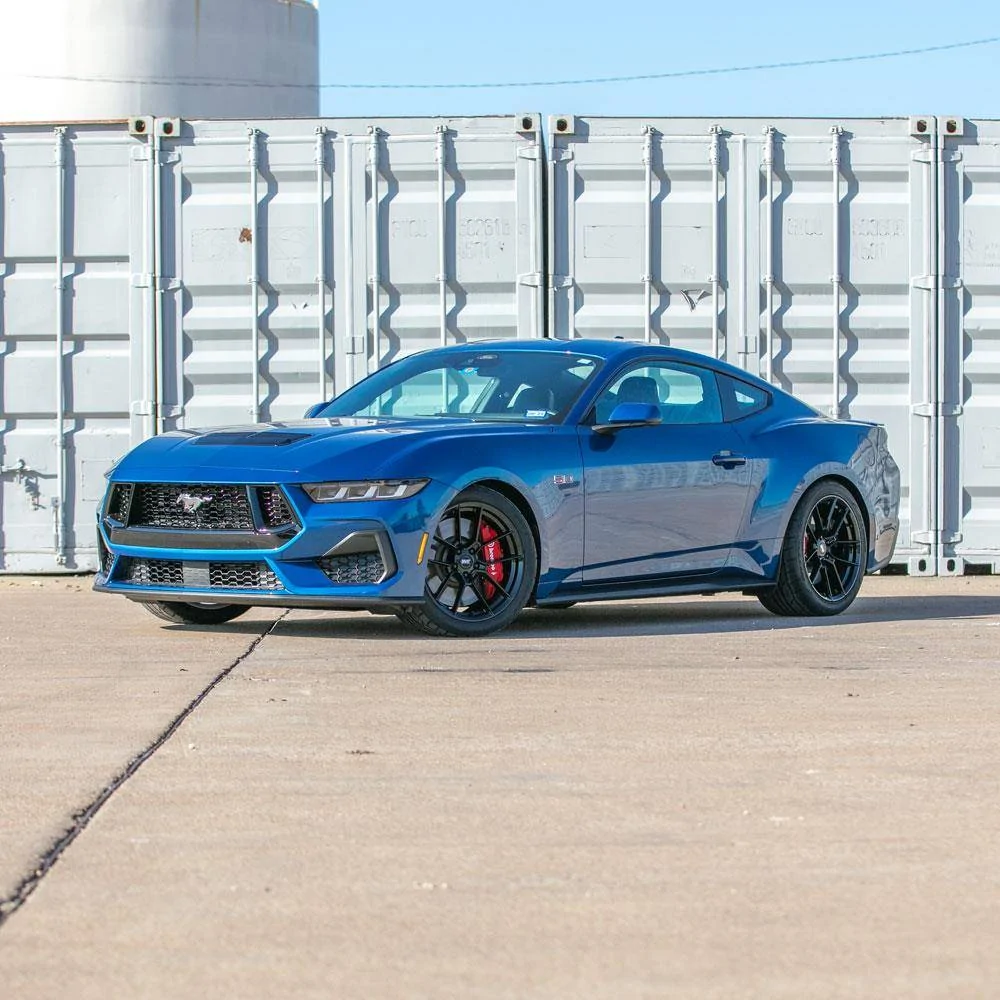 S650 Mustang LMR's 2024 Mustang GT On Black Forged SVE DHP1 Wheels sve-mustang-dhp1-forged-wheel-kit-19x10-11-black-15-25_58545b1d