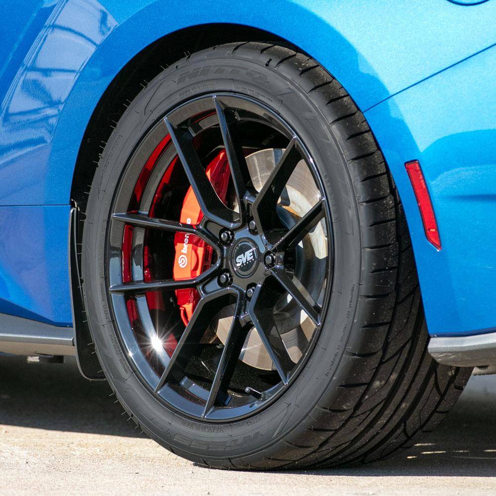 S650 Mustang LMR's 2024 Mustang GT On Black Forged SVE DHP1 Wheels sve-mustang-dhp1-forged-wheel-kit-19x10-11-black-15-25_55b09e4f