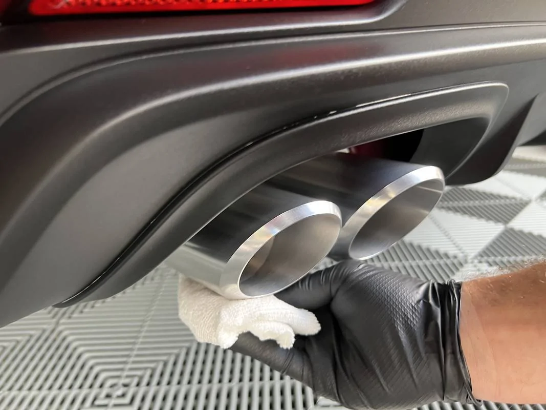S650 Mustang How To Clean, Maintain & Protect Exhaust Tips IMG_2864