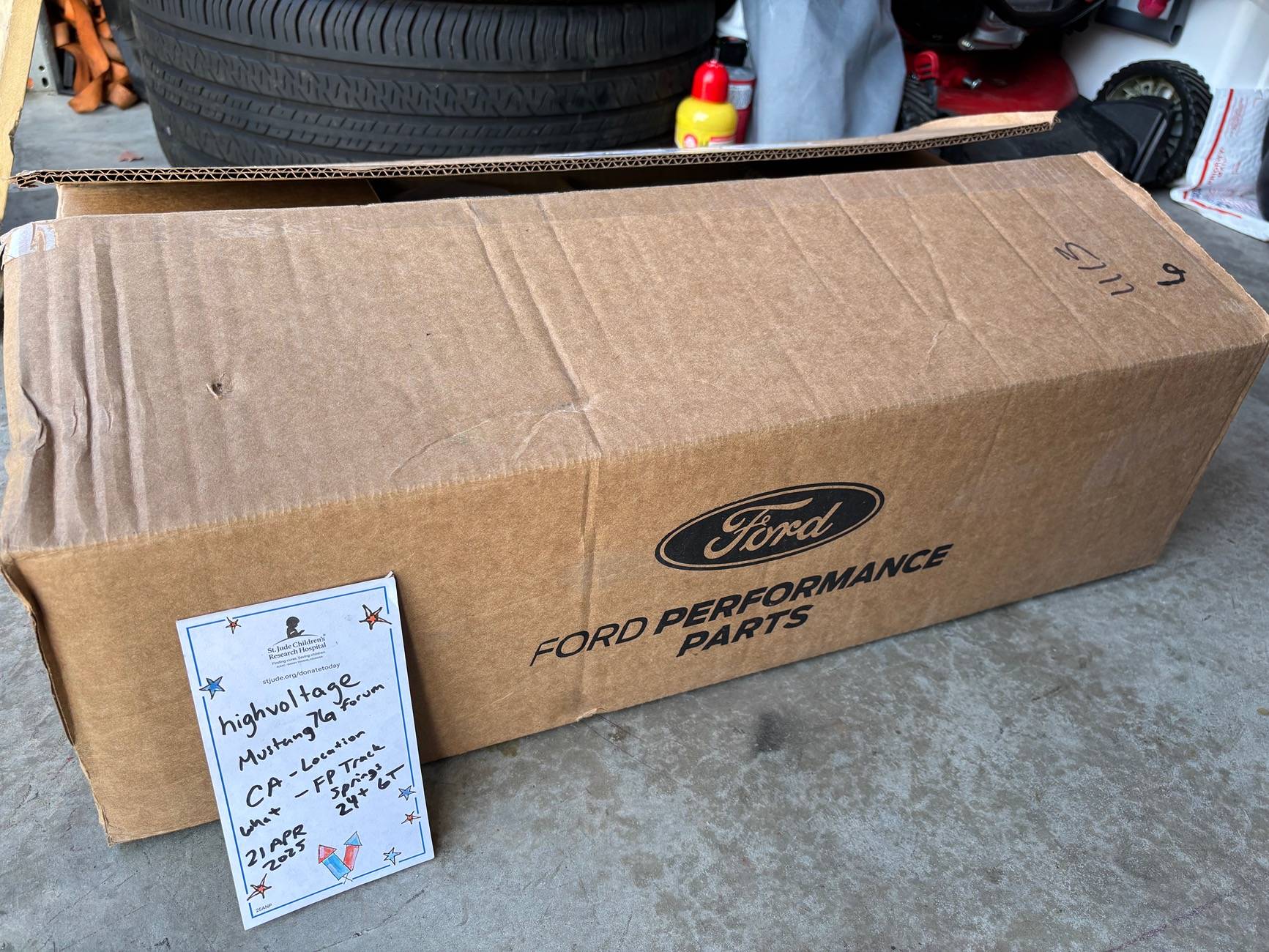 S650 Mustang Brand New in Box. Ford Performance Track Springs 24+ GT IMG_3317