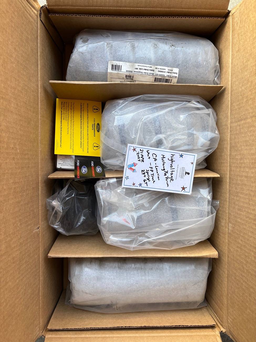 S650 Mustang Brand New in Box. Ford Performance Track Springs 24+ GT IMG_3315