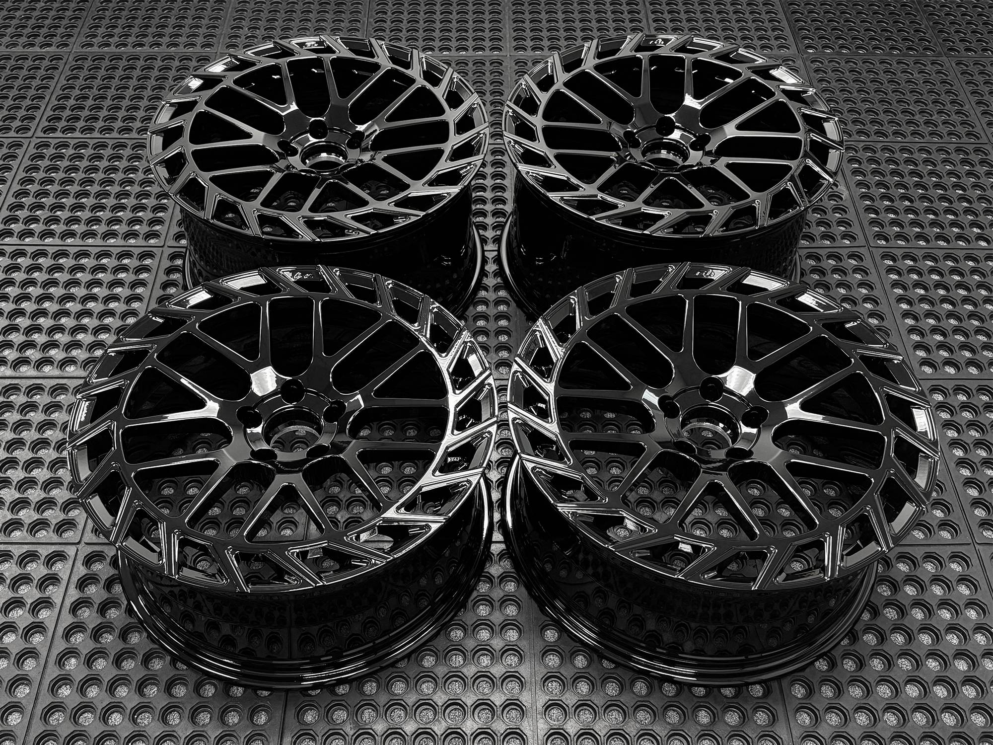 S650 Mustang New Forgedlite TF Series 1pc Forged Monoblock - Custom Made for your Mustang TF2-GLOSS-BLACK-01