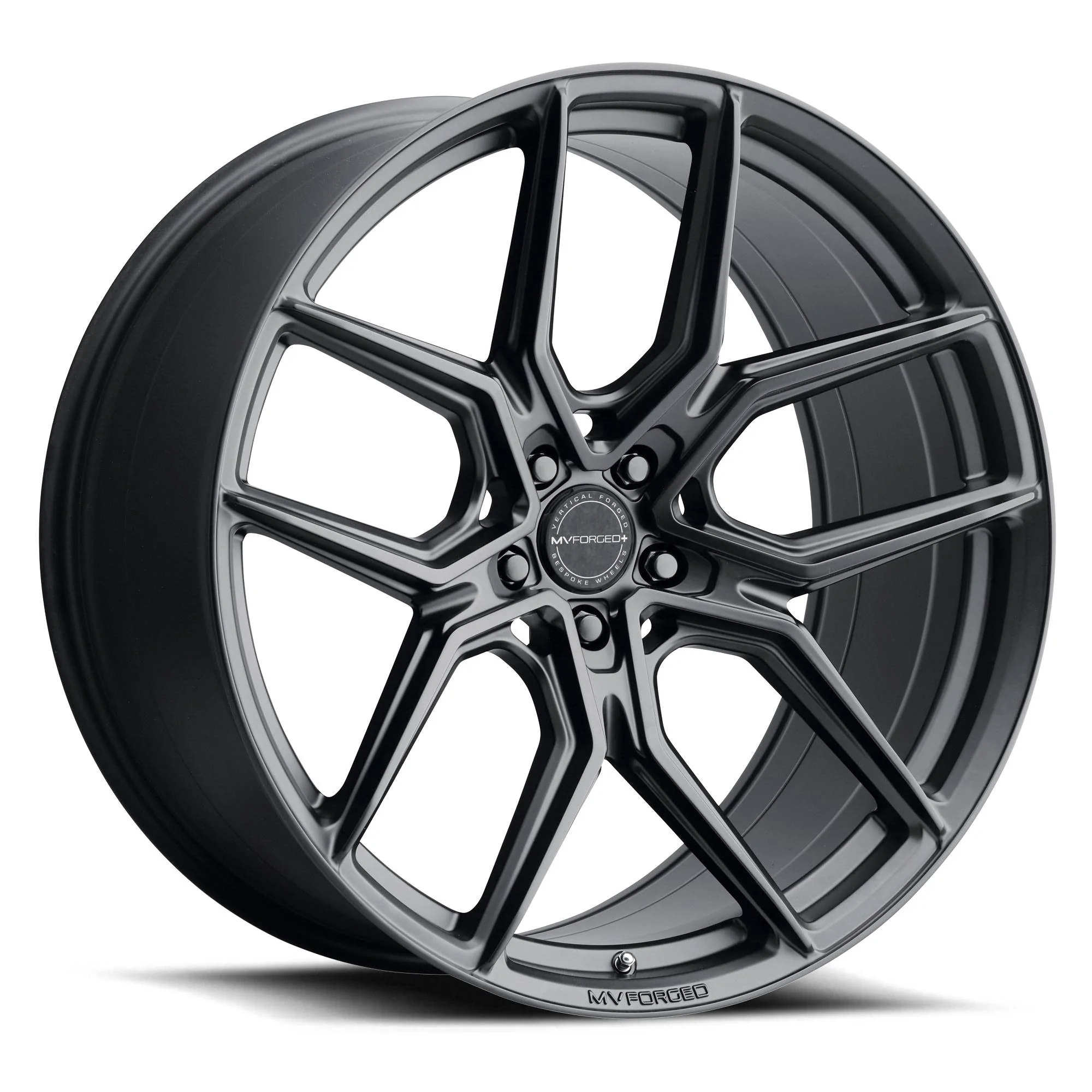 S650 Mustang New MVFORGED+ MVF5 MVF40 Vertical Forged - Wheel Designers mv-forged-wheel-5lug-matte-black-22x10-2000