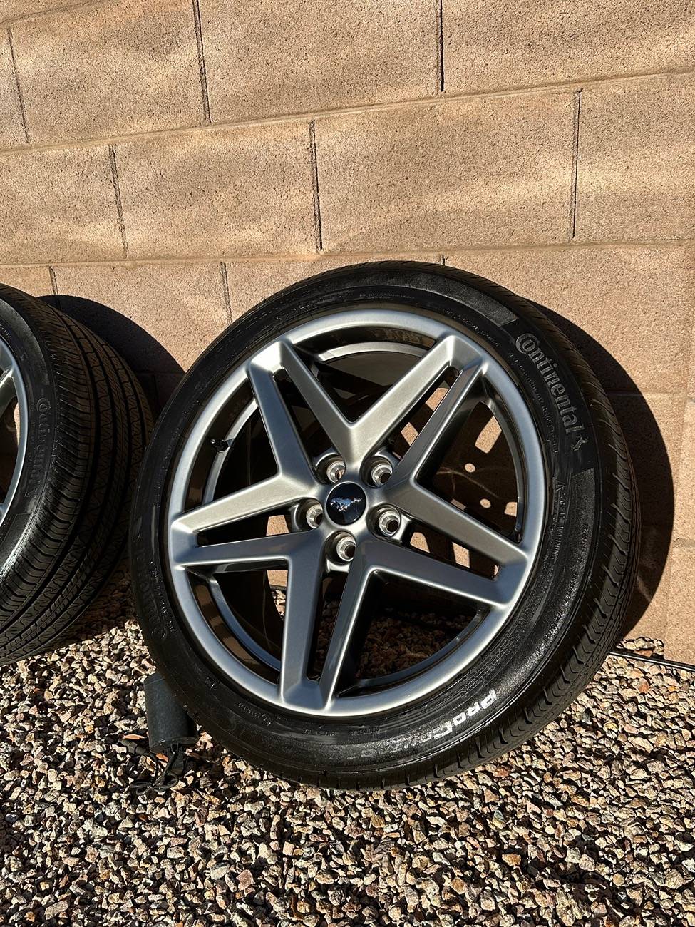 S650 Mustang 2024 Ford Mustang OEM Premium 19" Rims and Tires IMG_4123