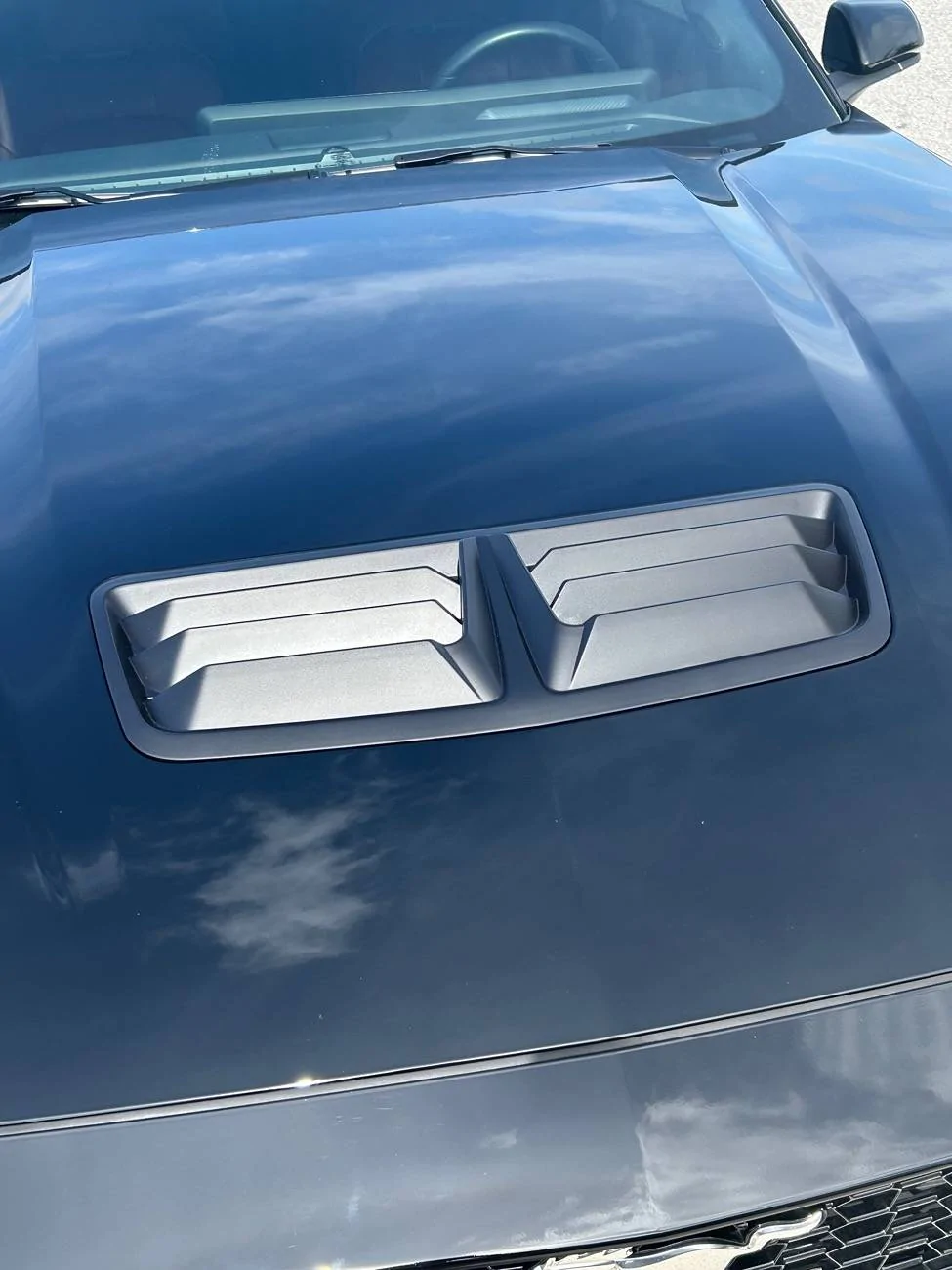 S650 Mustang GT Hood Insert Available in Matte Black? IMG_8224