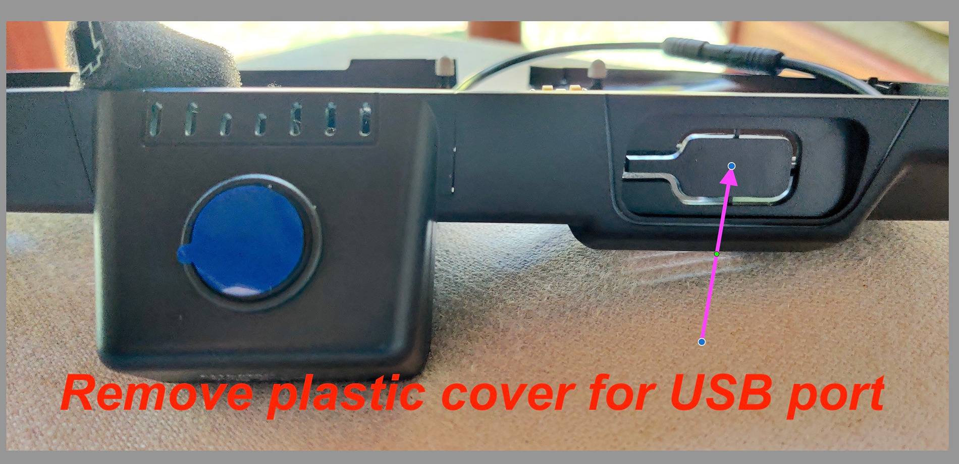S650 Mustang The Dash cam thread USB PLUG HOLE-Detail