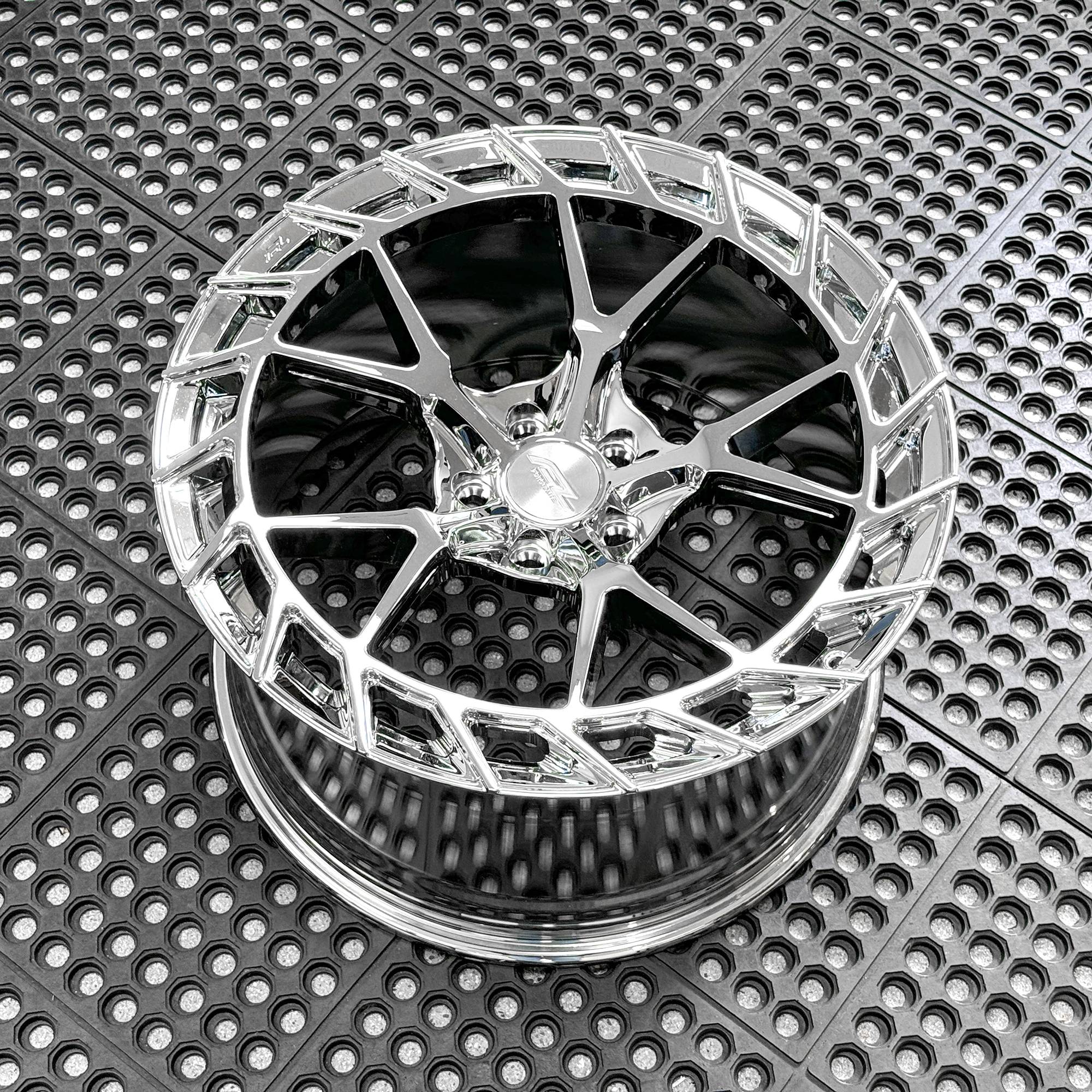 S650 Mustang New Forgedlite TF Series 1pc Forged Monoblock - Custom Made for your Mustang TF5-CHROME-