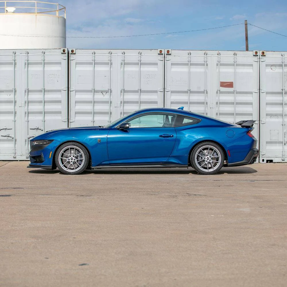S650 Mustang LMR's Dark Horse On Silver Forged SVE DHP1 Wheels sve-mustang-dhp1-forged-wheel-kit-19x10-5-11-silver-15-25-mach-1-dark-horse_23c50179
