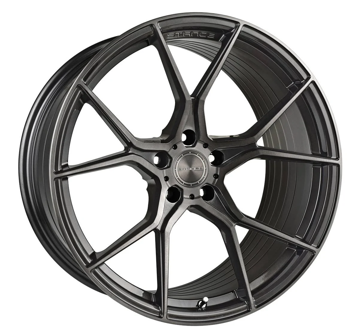 S650 Mustang Stance SF01 SF03 SF07 SF10 SF11 Rotary Forged Wheels for your S650 Ford Mustang SF07-DGM-BRUSH-2