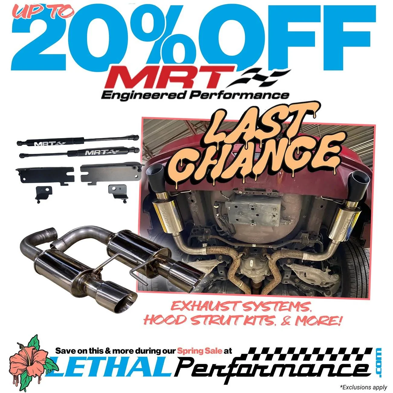 S650 Mustang Up To 20% OFF MRT here at Lethal Performance! mrt spring sale mustang last