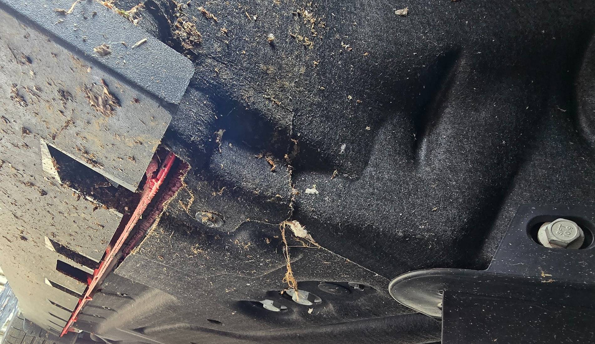 S650 Mustang Front Fender line holes gone s650 hole
