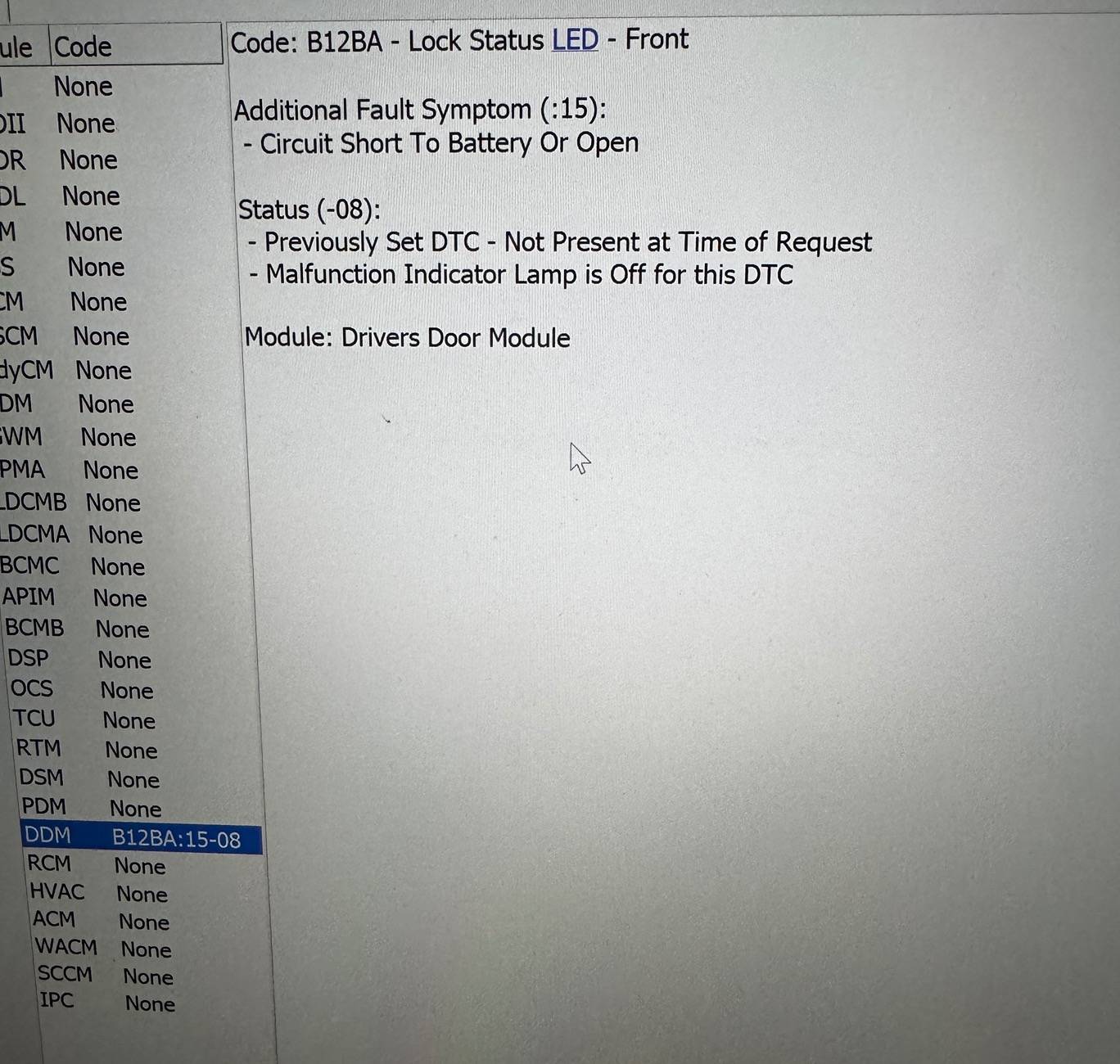 S650 Mustang B12BA error code IMG_1944.JPG