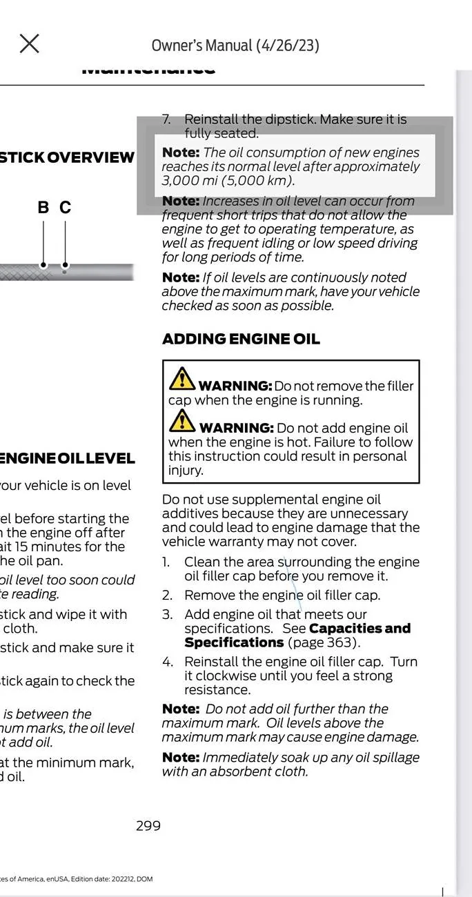 S650 Mustang Check the oil level on your new Mustangs ASAP 1747598967925-5s