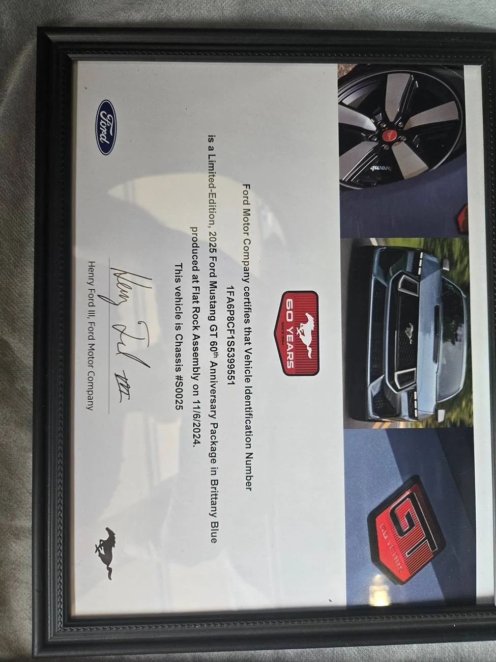 S650 Mustang 60th Anniversary Center Caps 20250507_084458