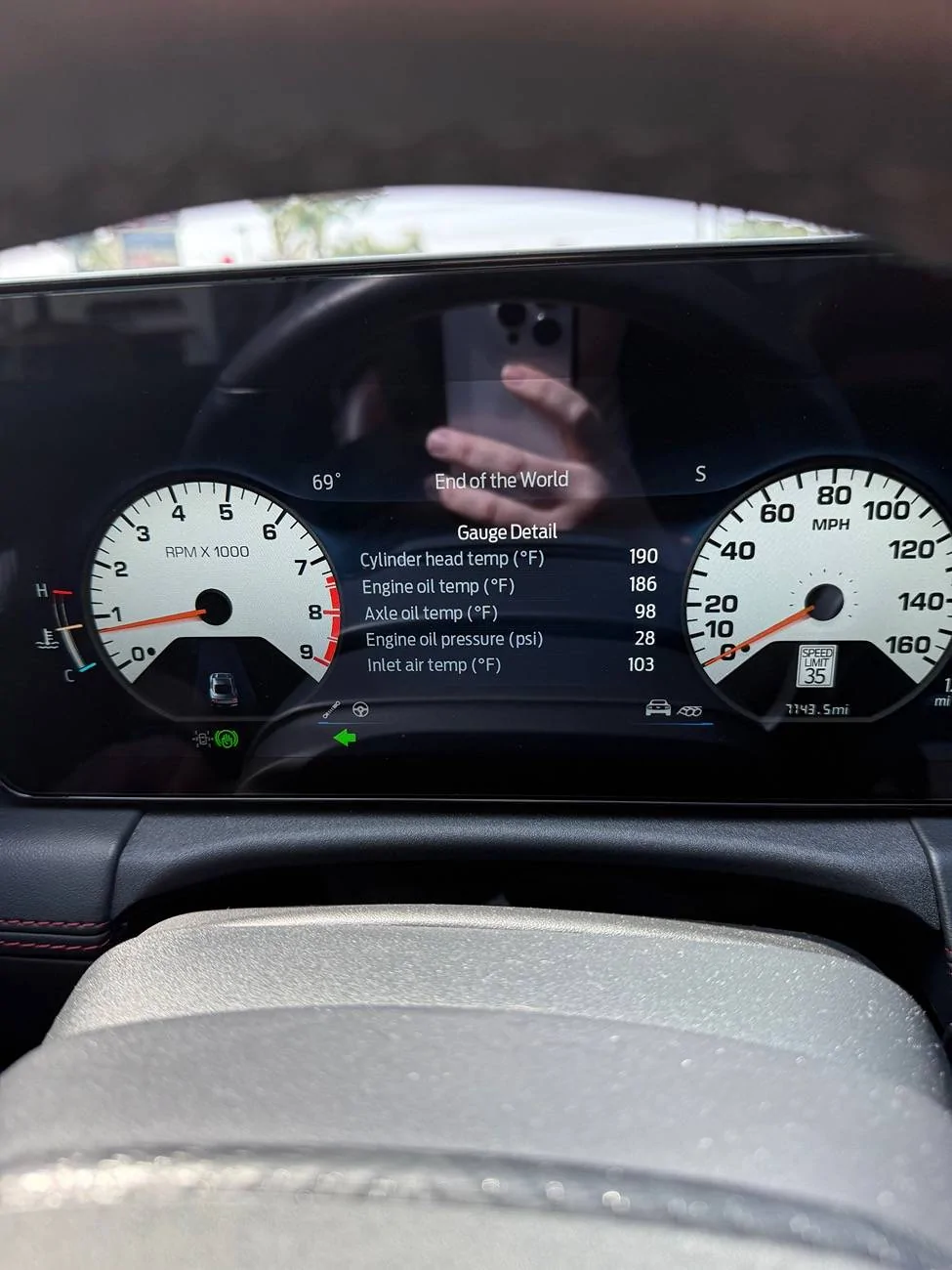 S650 Mustang Let's see your Gauge Details, What is Normal? IMG_0720