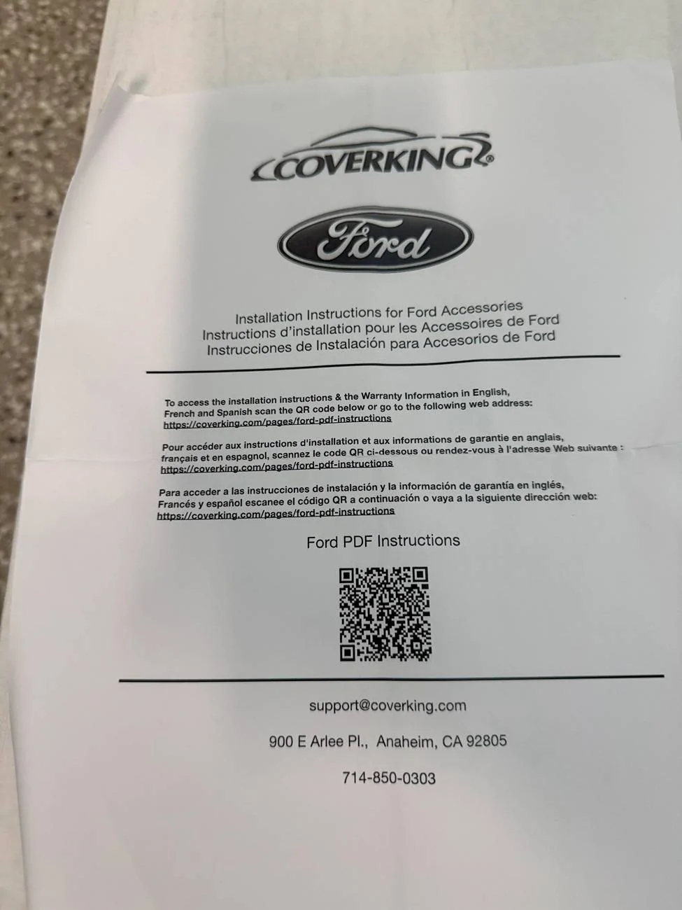 S650 Mustang NIB OEM Ford 2024-2025 Outdoor Car Cover Grey IMG_7205